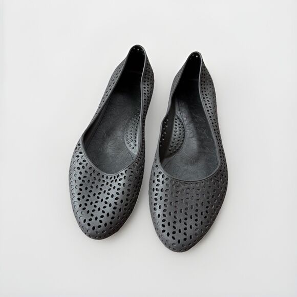 OKABASHI Samantha Black Ballet Flats Size 8 - Picture 2 of 7